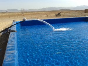 استخر ذخیره آب کشاورزی